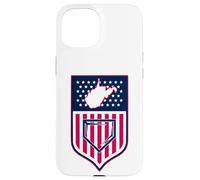 Patriotic WV Baseball Mountain State West Virginia USA Flag Case for iPhone 15