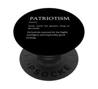 Patriotism Definition - Funny Sarcastic Explanation PopSockets Adhesive PopGrip