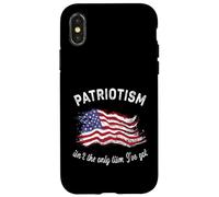 Patriotism isn't The Only Tism I've Got American Flag Autism Case for iPhone X/XS