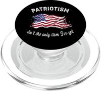 Patriotism isn't The Only Tism I've Got American Flag Autism PopSockets PopGrip for MagSafe