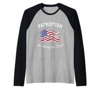 Patriotism isn't The Only Tism I've Got American Flag Autism Raglan Baseball Tee