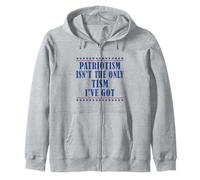 Patriotism isn't The Only Tism I've Got American Flag Autism Zip Hoodie