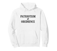 Patriotism Means Courage Not Obedience Pullover Hoodie