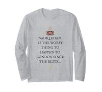 Patriots Britain Proud British Pride Supporters SADIQ Khan Long Sleeve T-Shirt