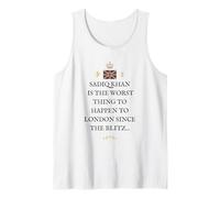 Patriots Britain Proud British Pride Supporters SADIQ Khan Tank Top