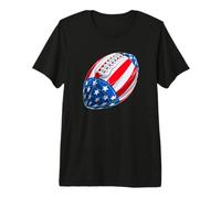 Patriots USA Flag American Football Premium T-Shirt