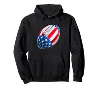 Patriots USA Flag American Football Pullover Hoodie