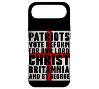Patriots Vote Reform For Christ Britannia St George UK Flag Case for iPhone Air