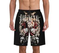 Patriredman Baby*Metal Swim Trunks Quick Dry Beach Board Shorts Bathing Suits with Inner Mesh Lining and Pockets Black