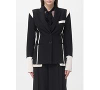 PATRIZIA PEPE Bicolor Single Breasted Blazer - Size: 38 - female