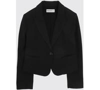 PATRIZIA PEPE Crêpe Single-Breasted Blazer - Size: XL - female