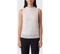 PATRIZIA PEPE Crêpe Top with Sequins - Size: 42 - female
