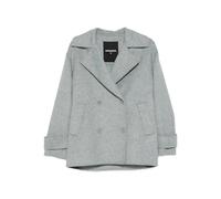 Patrizia Pepe double-breasted long-sleeve jacket - Grey 42