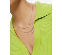 Patrizia Pepe double-chain necklace - Silver One Size