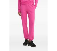 Patrizia Pepe Essential insect-logo track pants - Pink 42-44
