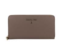 Patrizia Pepe Essentials wallet leather 19 cm gray