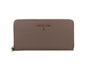 Patrizia Pepe Essentials wallet leather 19 cm gray