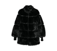 Patrizia Pepe faux fur midi jacket - Black 40-42