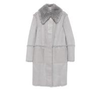 Patrizia Pepe faux fur reversible coat - Grey 38-40-42