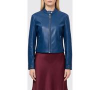 PATRIZIA PEPE Faux Leather Biker Jacket - Size: 42 - female