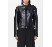 PATRIZIA PEPE Faux Leather Biker Jacket - Size: 44 - female