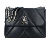 Patrizia Pepe Fly Padded Shoulder Bag Leather 31 cm black