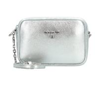 Patrizia Pepe Fly Shoulder bag Leather 19 cm silver colored