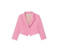 Patrizia Pepe girl cropped single-button blazer - Pink 6 yrs