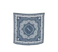 Patrizia Pepe graphic-print scarf - Blue One Size
