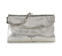 Patrizia Pepe Handbag Leather 30 cm silver colored