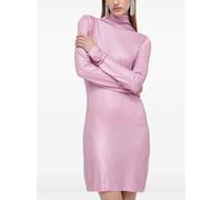 Patrizia Pepe high-neck embellished mini dress - Pink 38
