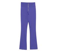 Patrizia Pepe high-waisted flared trousers - Purple 40