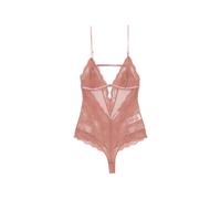 Patrizia Pepe lace-panelled mesh bodysuit - Pink 0-I-II-III