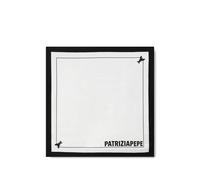 Patrizia Pepe logo scarf - White One Size