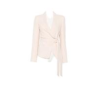 Patrizia Pepe long-sleeve belt blazer - Pink 40-46