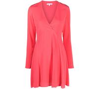 Patrizia Pepe long-sleeve flared panelled dress - Pink 38