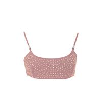 Patrizia Pepe rhinestone-embellished crop top - Pink 38-40-42-44