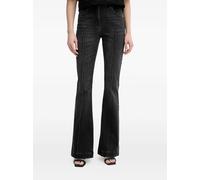 Patrizia Pepe seam-detail flared jeans - Black 26-27-28