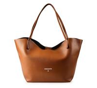 Patrizia Pepe Shopper Bag Genuine Leather 30 cm brown