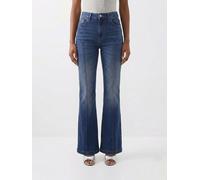 PATRIZIA PEPE Stretch Denim Flared Jeans - Size: 29 - female