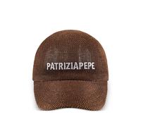 Patrizia Pepe woven baseball cap hat - Brown One Size
