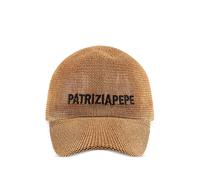 Patrizia Pepe woven baseball cap hat - Neutrals One Size