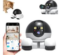 Patrol Bot, Spymate Robot, Ignore Terrain, Mini Robot Camera, No Distance Limit, Real-Time Control by Mobile Phone, 360° Night Vision Design, 25-Day Battery, Abnormal Message Reminder (WiFi Version)