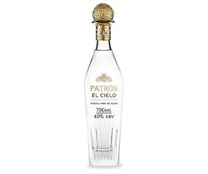 PATRON El Cielo Silver Tequila, 100% Weber Blue Agave, 40%ABV, 70cl | Premium Silver Tequila Spirits Gift, Small Batches, Handcrafted in Mexico, Margaritas and Cocktails, 100% Blue Agave, 700ml