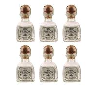 Patron Silver Tequila 5cl Miniature x 6 Bottles