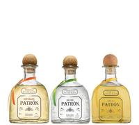 Patron Tequila Miniature Discovery Trio Gift Set 3x5cl - Single Serve Bottles - Tequila Gift