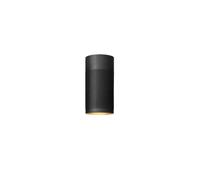 Patrone Surface Ceiling Light Black Burnished Brass