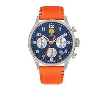 Patrouille de France Athos 7 Watch - Chronograph - Orange Leather, Strap