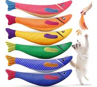 PatsFran Catnip Toys for Cats, 6 Pack Interactive Cat Toys for Bored Indoor Adult Cats and Kittens, Stimulating Cat Chew Toys and Kicker Toy with Catnip for Kitty