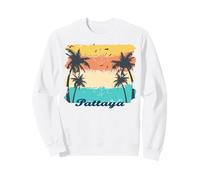 Pattaya Palm Trees at the Beach Thailand Vacation Souvenir Sweatshirt